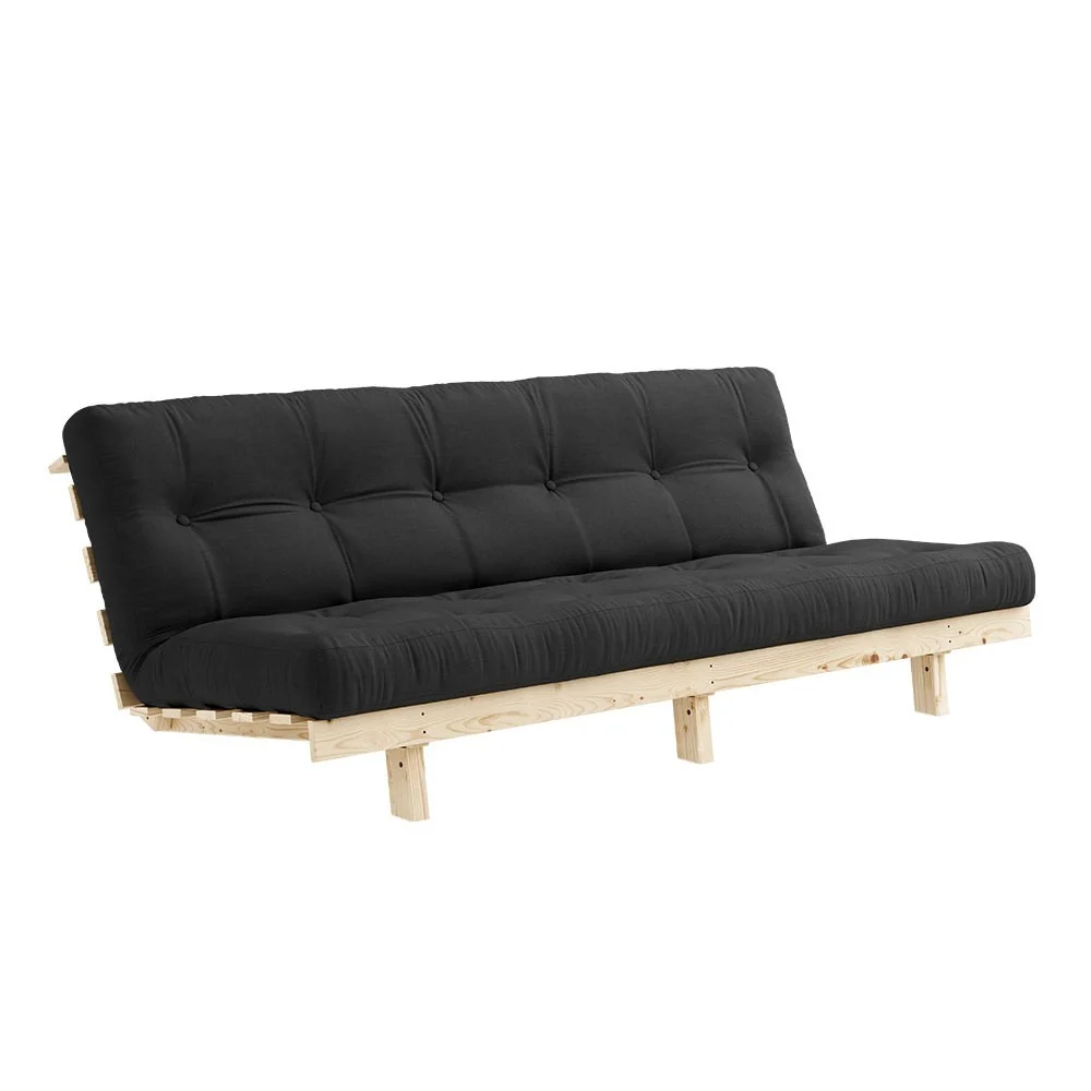 Divano letto a 3 posti Lean 734 Grigio scuro