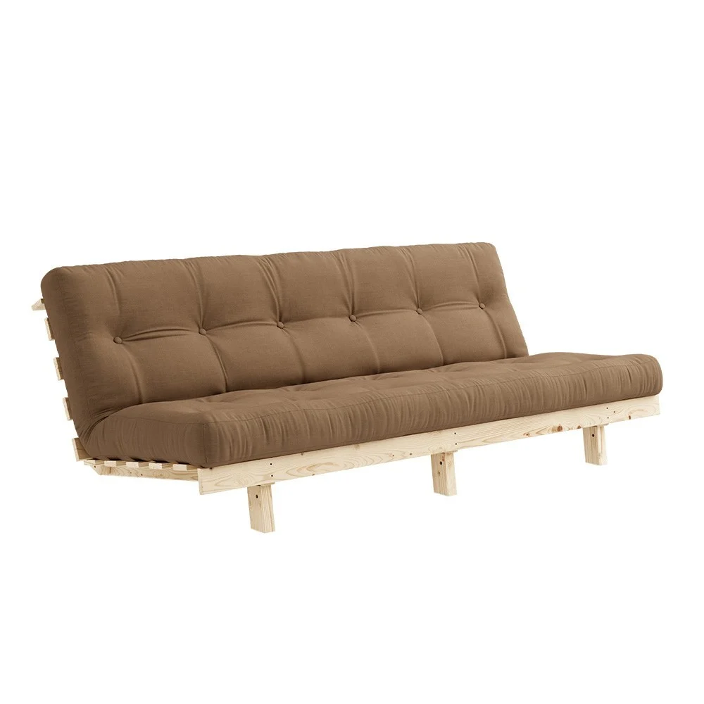 Divano letto a 3 posti Lean 755 Mocca