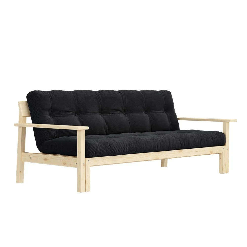 Divano letto a 3 posti Unwind 511 Charcoal