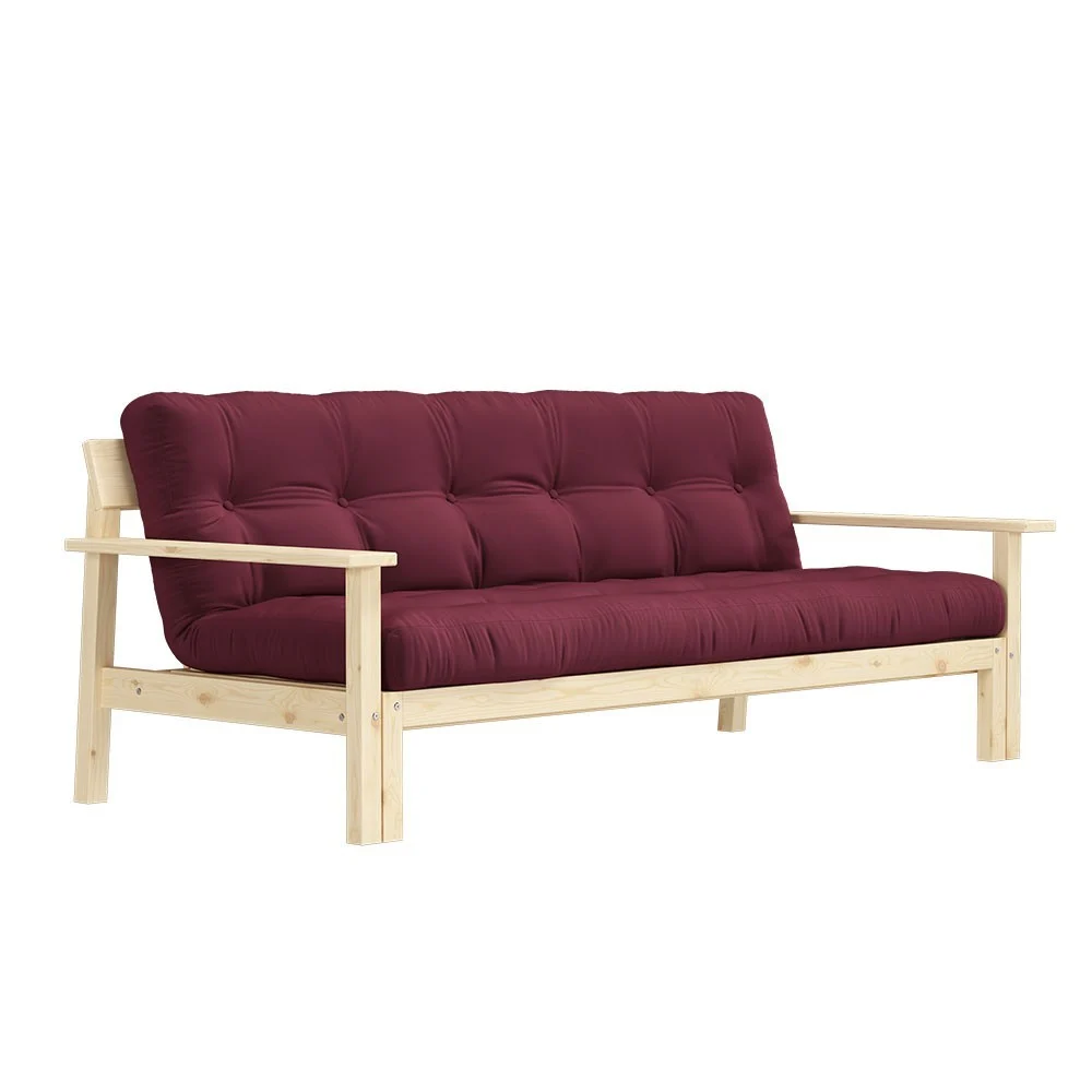 Divano letto a 3 posti Unwind 710 Bordeaux