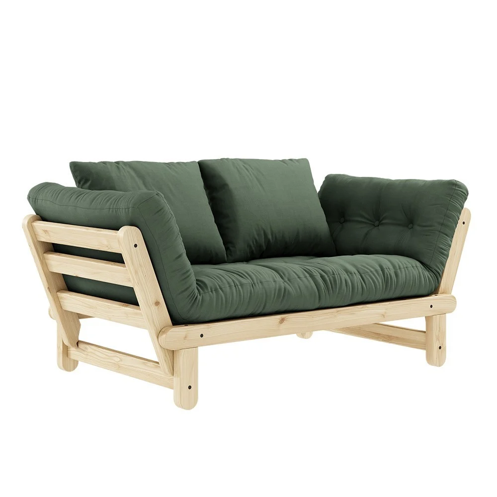 Divano letto Beat 756 Verde oliva
