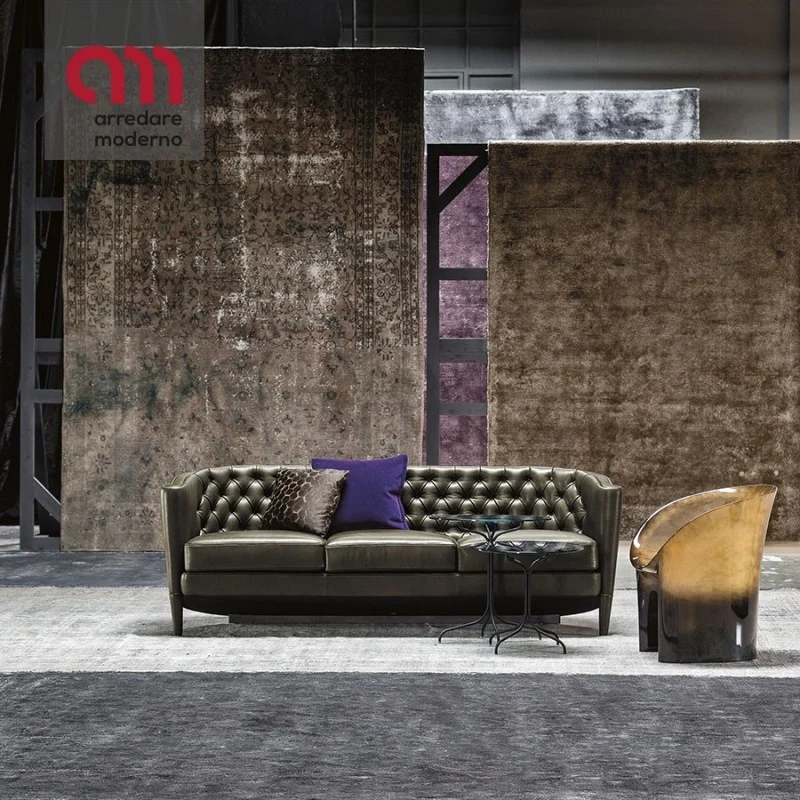 Divano Rich Moroso 2 e 3 posti lineare