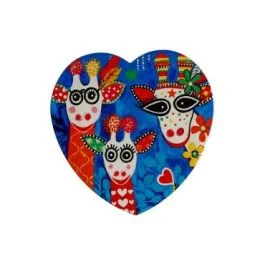 LOVE HEARTS SOTTOBICCHIERE 10 CM MR GEE FAMILY