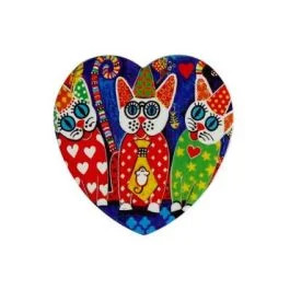 LOVE HEARTS SOTTOBICCHIERE 10 CM CUP CAKES