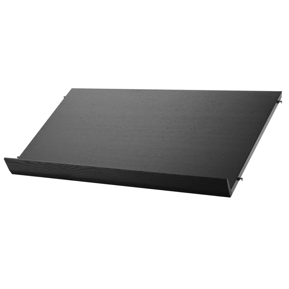 Espositore in frassino tinto nero - String system