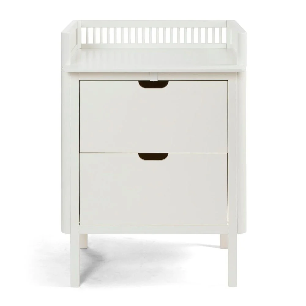 Fasciatoio Sebra con cassetto bianco
