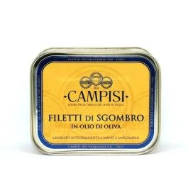 FILETTI DI SGOMBRO IN OLIO DI OLIVA 340 GR.