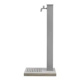FONTANELLA CON BASE 42/QBM ALLUMINIO
