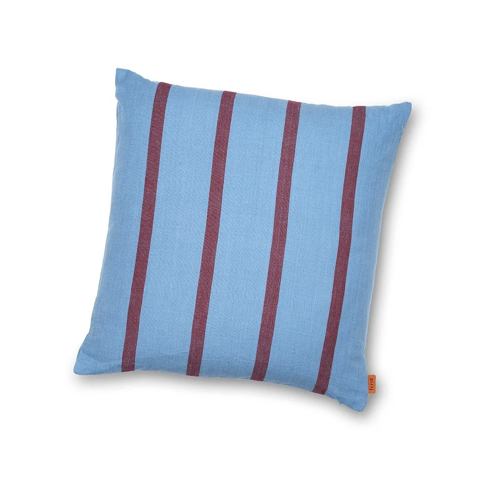 Grande cuscino blu e bordeaux