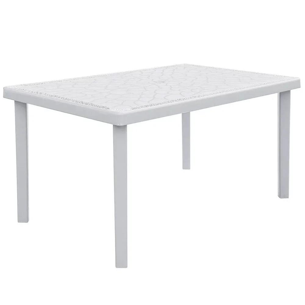 Grandsoleil tavolo da giardino rettangolare Gruvyer realizzata in polipropilene