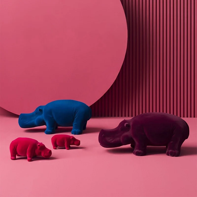 Hippo Velvet Collection in ceramica Adriani e Rossi