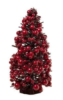 ARPIMEX Alberello Natale Bacche H 23 Cm Rosso