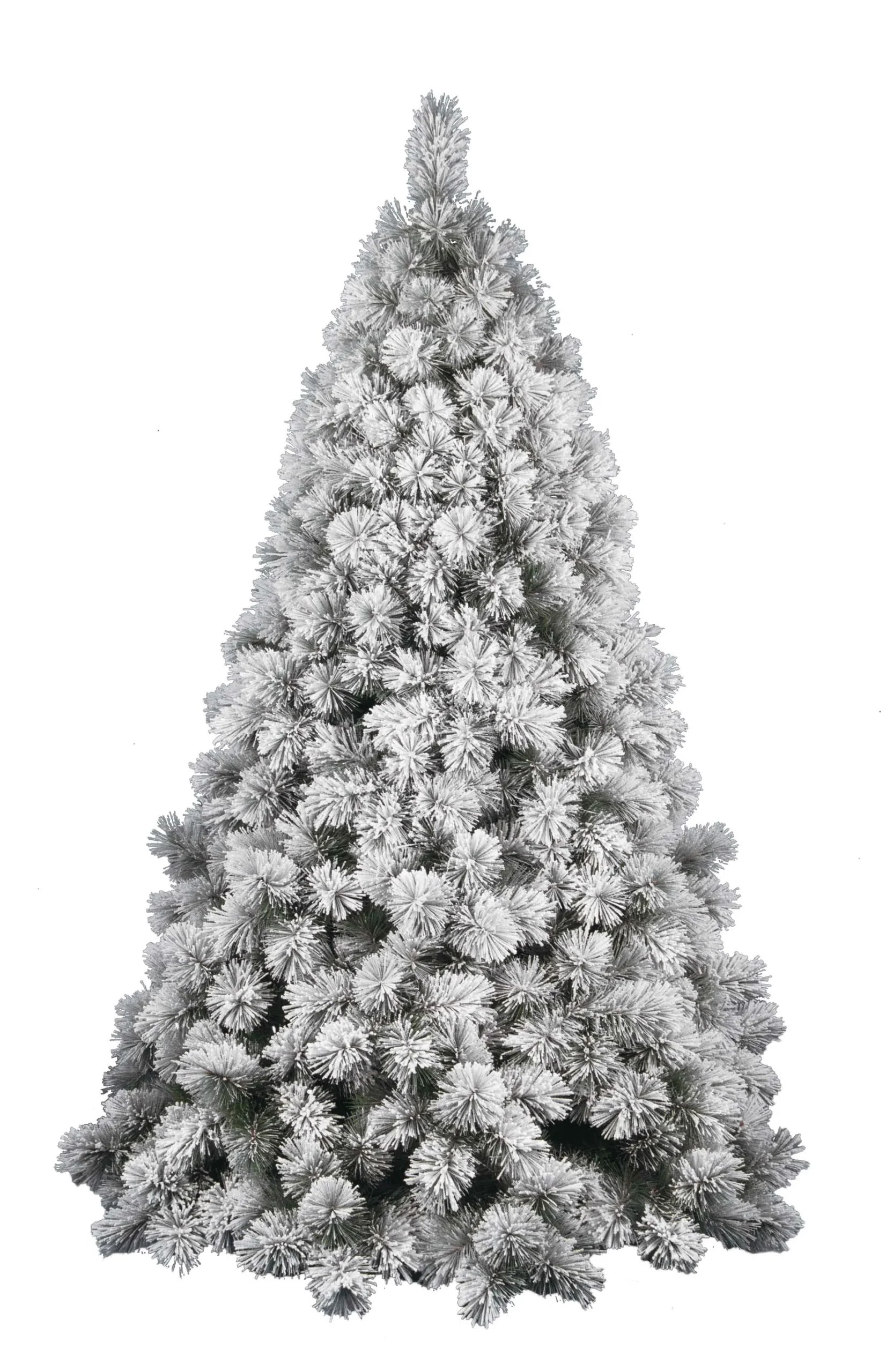 ARPIMEX Albero di Natale Pino Everest H 240 Cm D 152 Cm Tips 1235 Innevato Hook Innesto