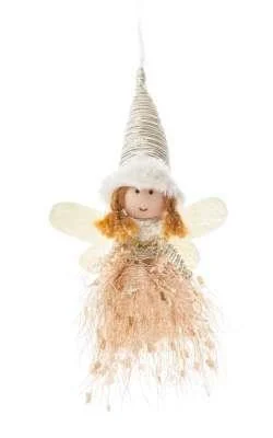 ARPIMEX Algioletto Natale con Gonna x Albero 17 Cm Cipria