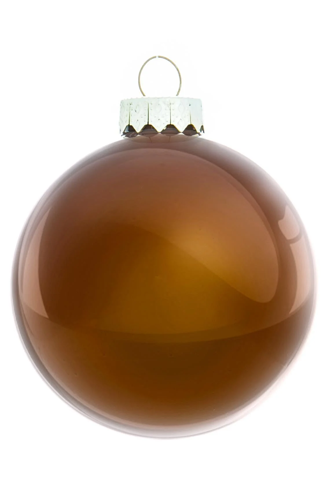 ARPIMEX Box 12 Sfere Natale Vetro D 10 Cm Cioccolato