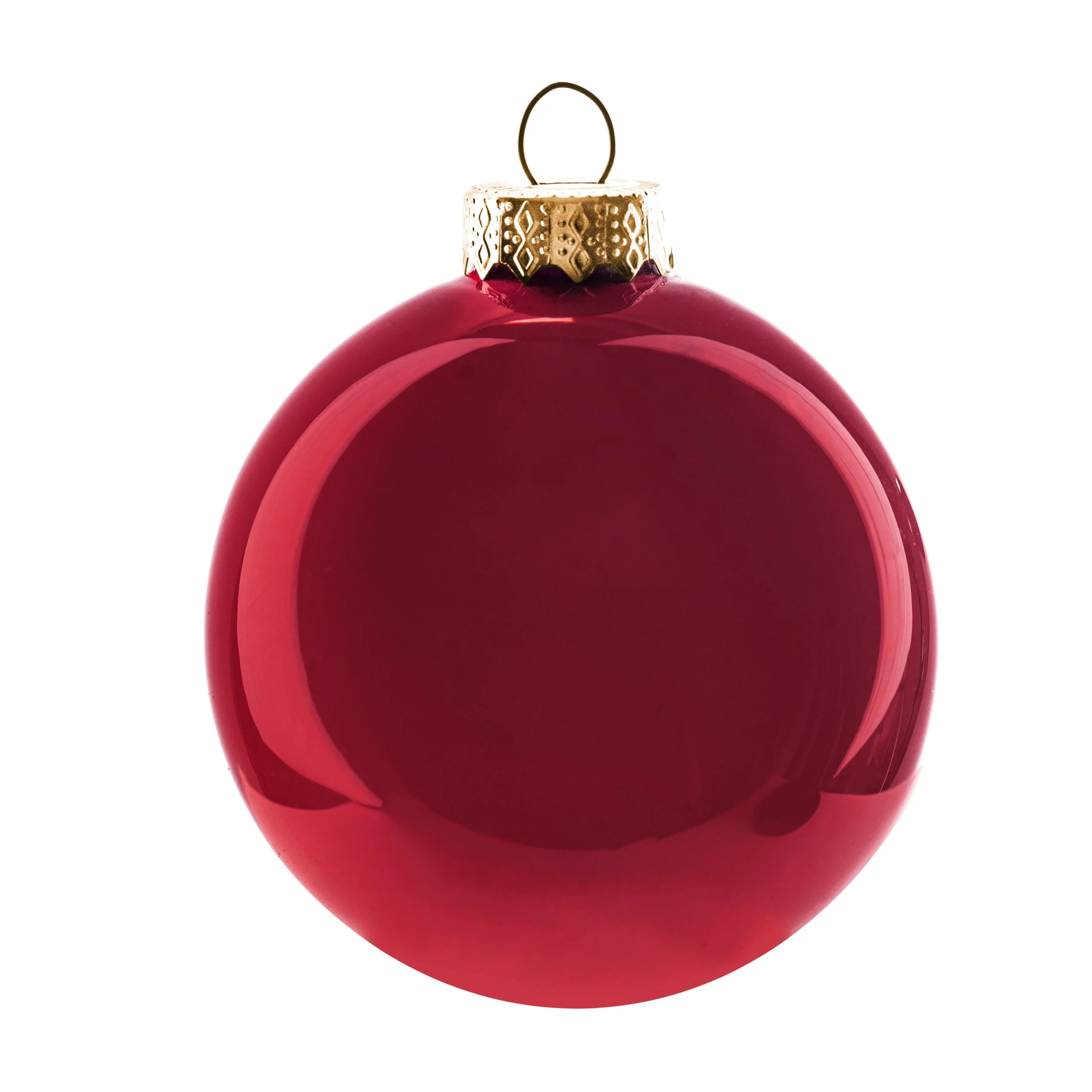 ARPIMEX Box 12 Sfere Natale Vetro D 10 Cm Porpora