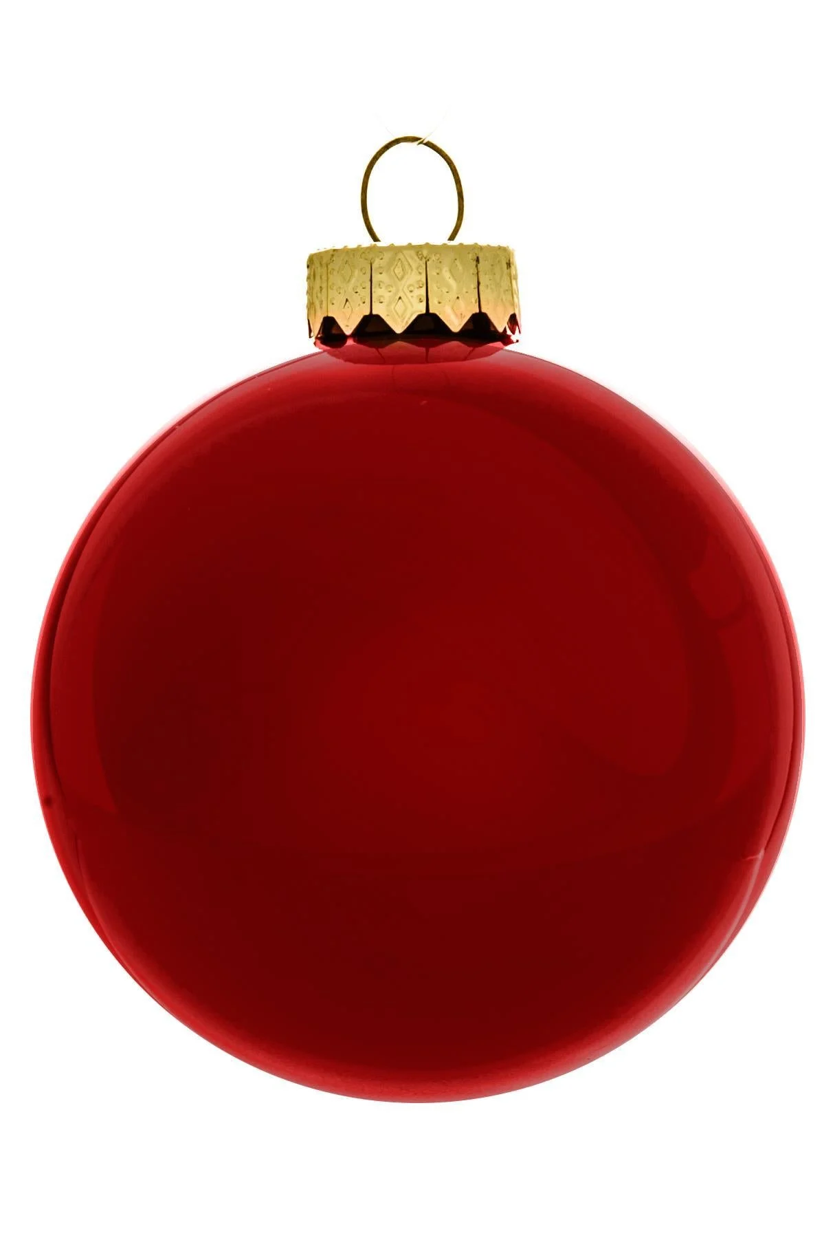 ARPIMEX Box 12 Sfere Natale Vetro D 10 Cm Rosso Scuro