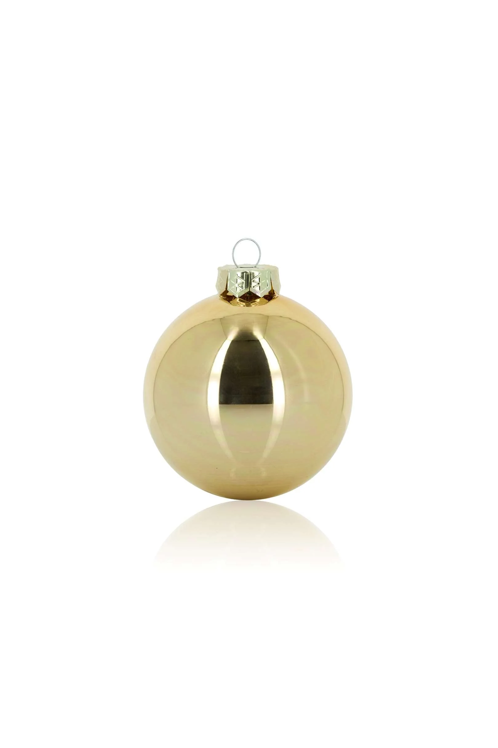 ARPIMEX Box 12 Sfere Natale Vetro D 100 Mm Gold
