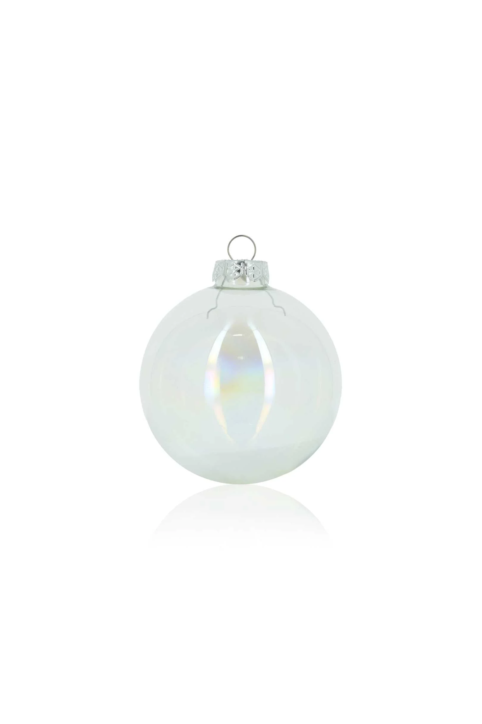 ARPIMEX Box 12 Sfere Natale Vetro D 100 Mm Iridescente