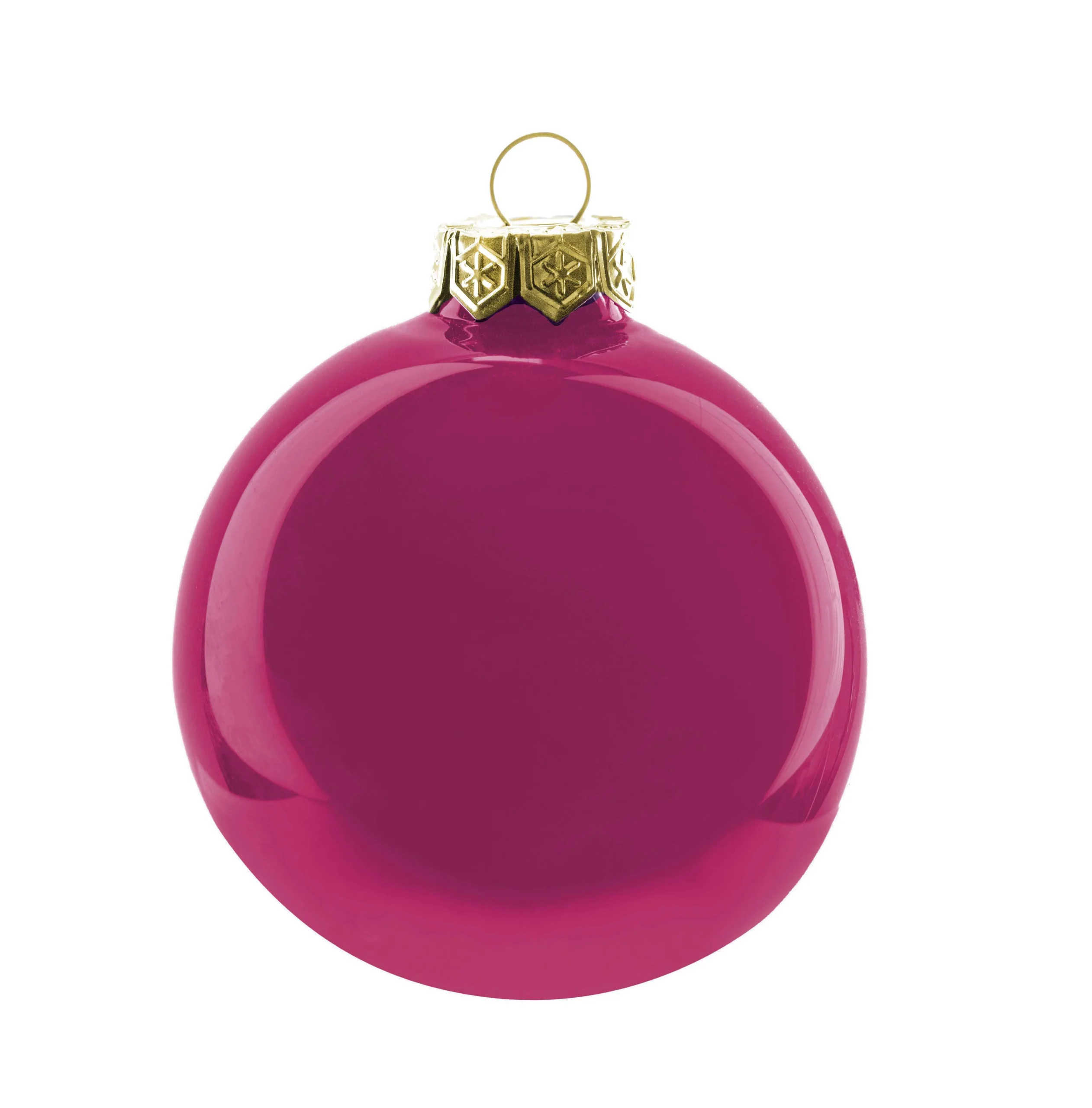 ARPIMEX Box 16 Sfere Natale Vetro D 80 Mm Magenta