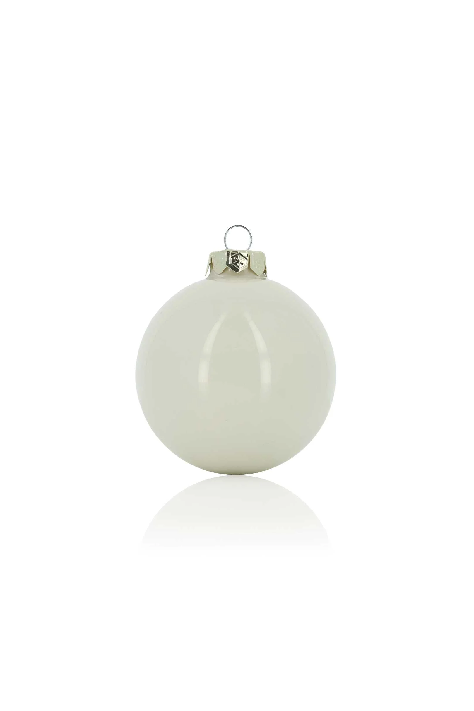 ARPIMEX Box 16 Sfere Natale Vetro D 80 Mm Milk