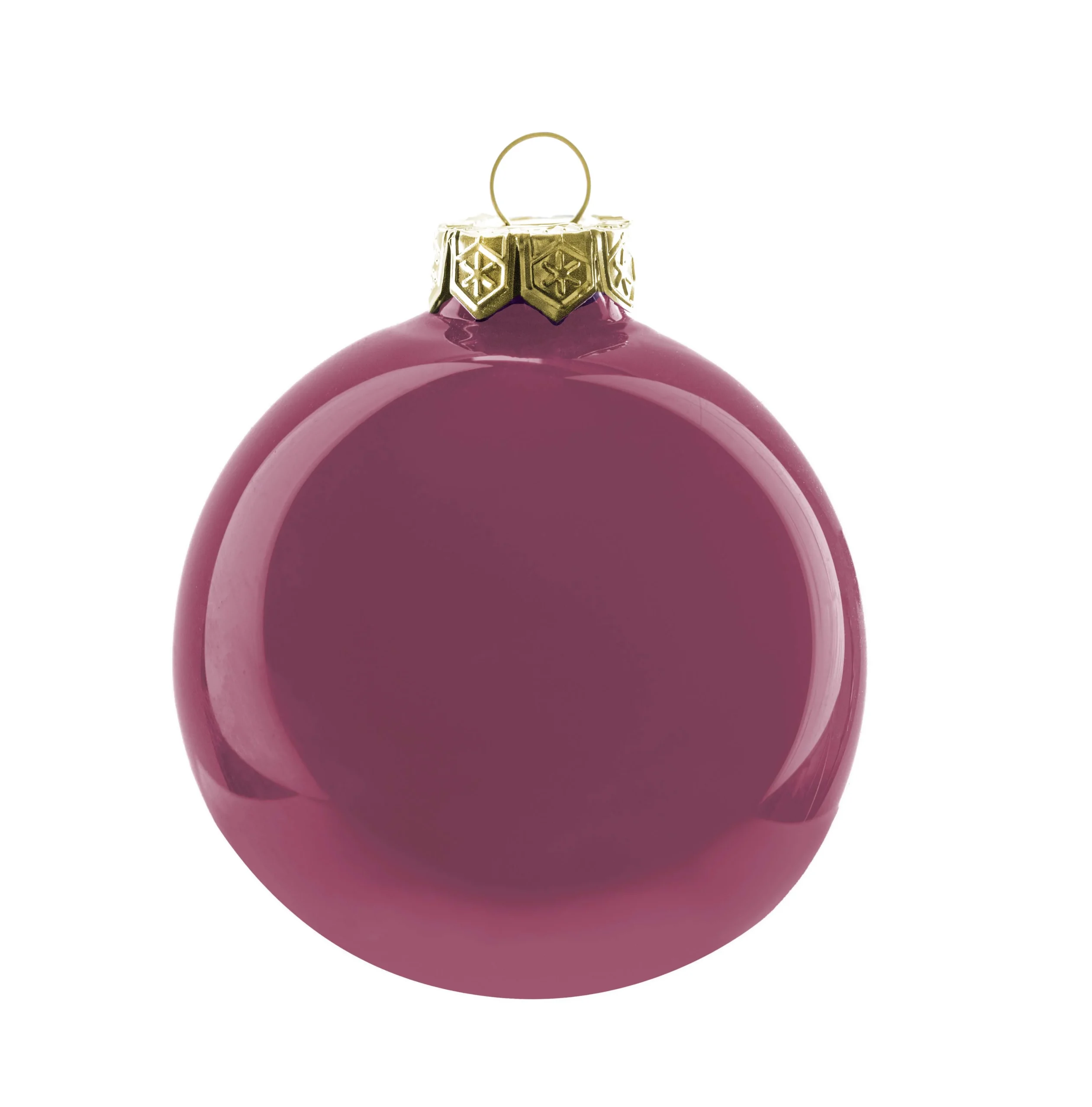 ARPIMEX Box 36 Sfere Natale Vetro D 40 Mm Porpora