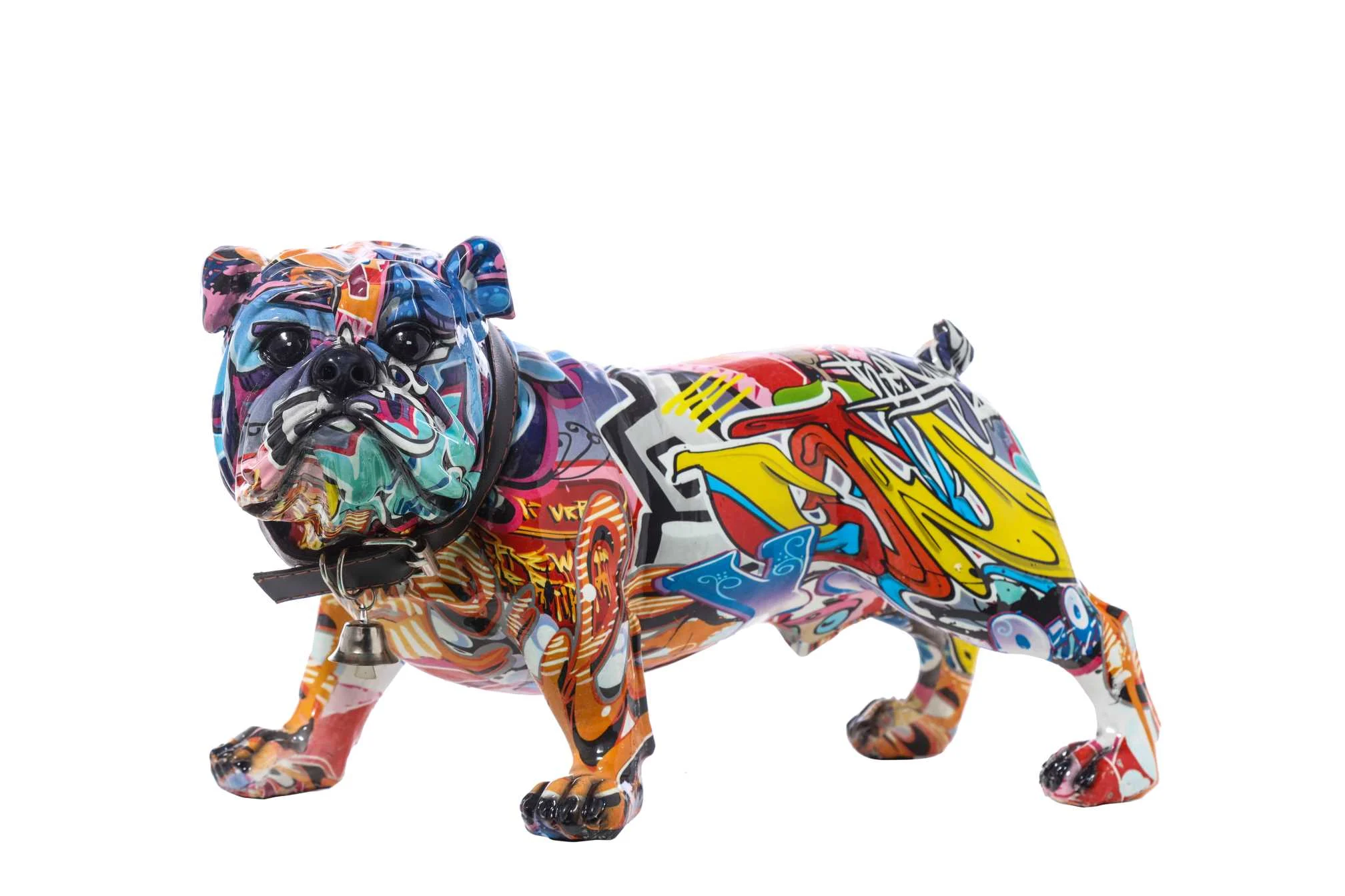 ARPIMEX Cane Resina Graffiti 30,5 x 15 x 18 Cm Multicolor