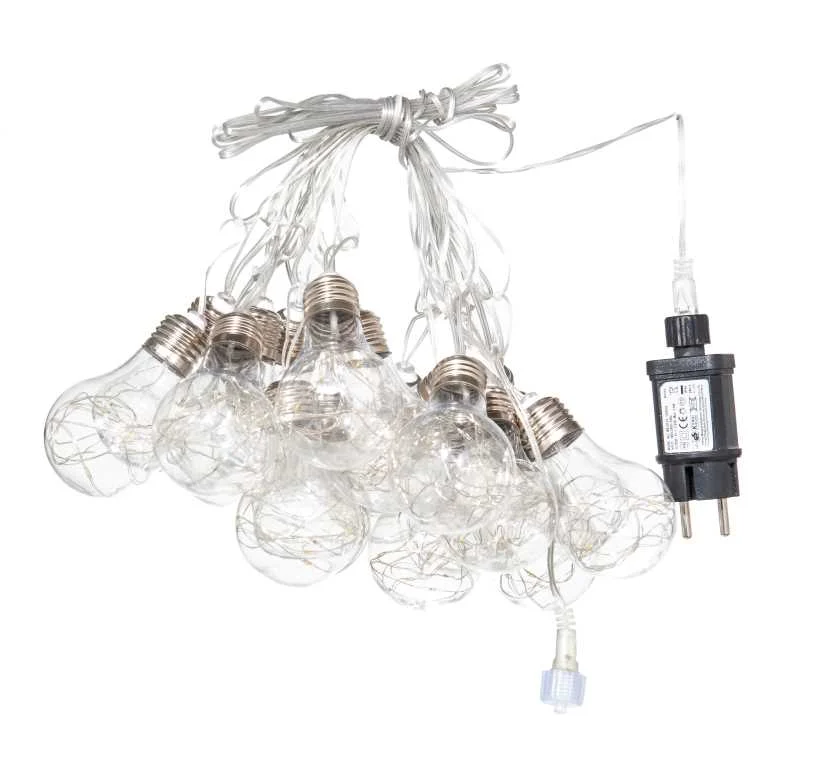 ARPIMEX Catena Natale 20 Lampadine 200 Led Connettibile Warm / White