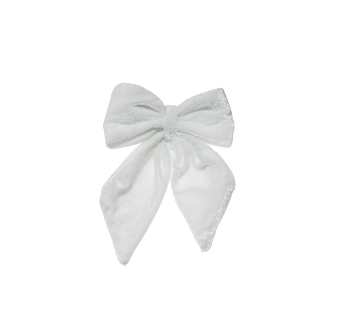 ARPIMEX Fiocco Natale Velluto 24 x 16 Cm Bianco