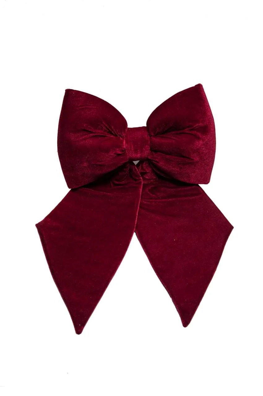 ARPIMEX Fiocco Natale Velluto 40 Cm Burgundy