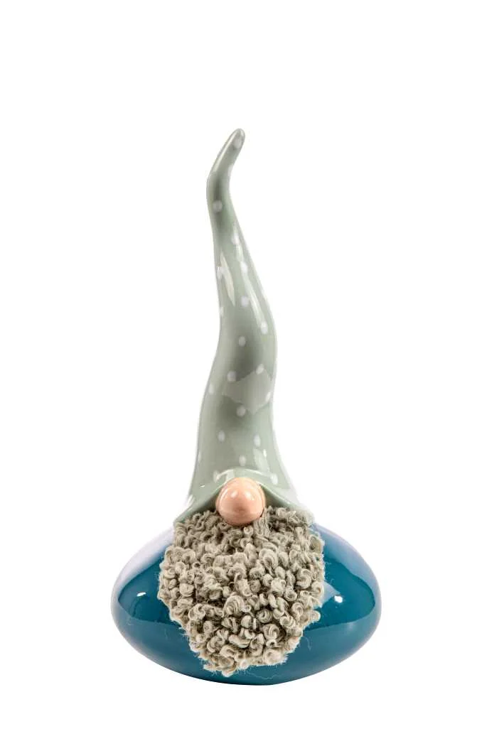 ARPIMEX Gnomo Ceramica Natale 23 Cm Green