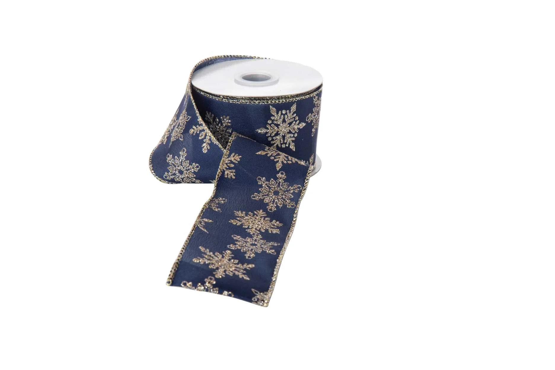 ARPIMEX Nastro Natale Fiocchi di Neve H 6,8 Cm 10 Mt Blue
