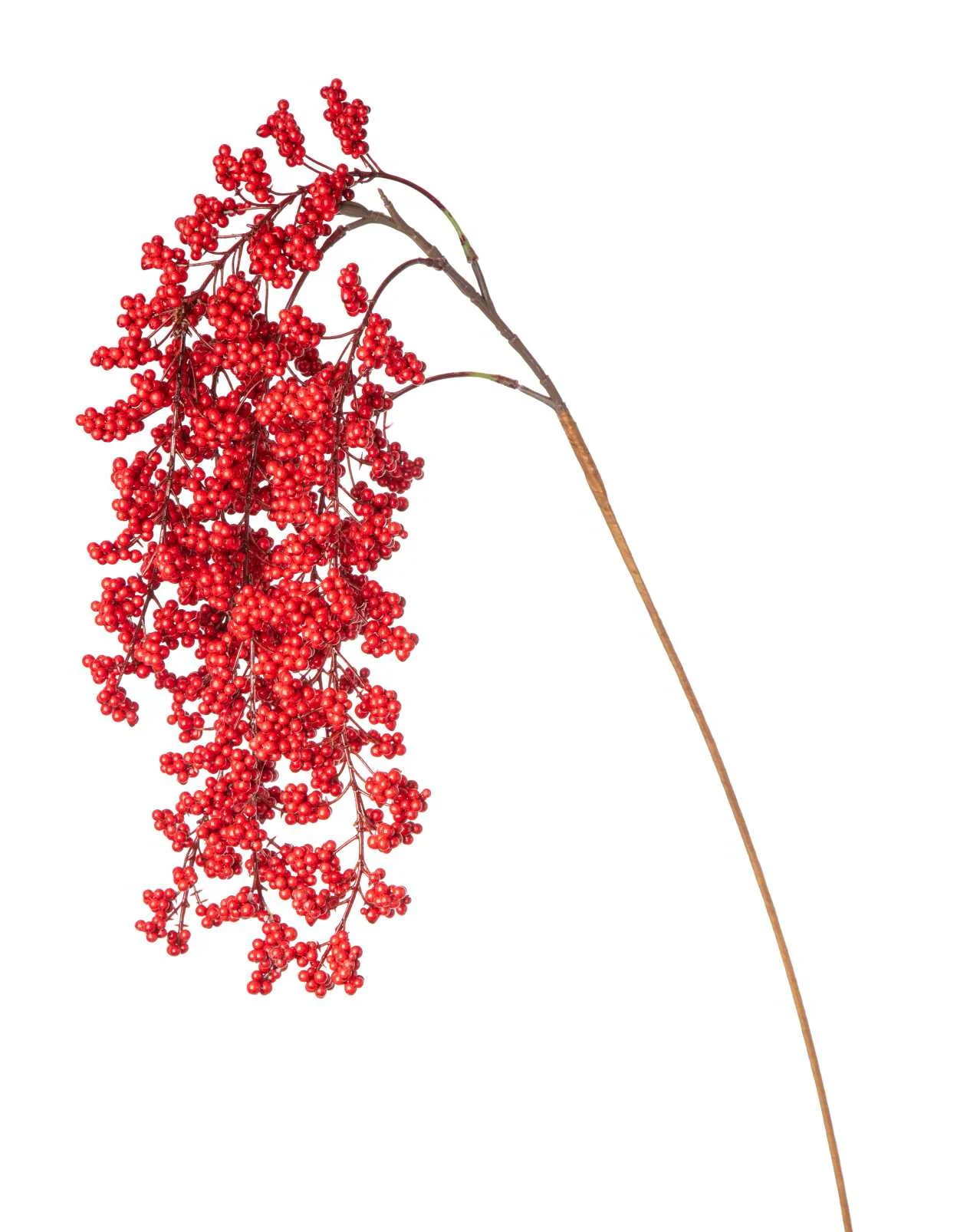 ARPIMEX Pendente Bacche Natale H 105 Cm Rosso