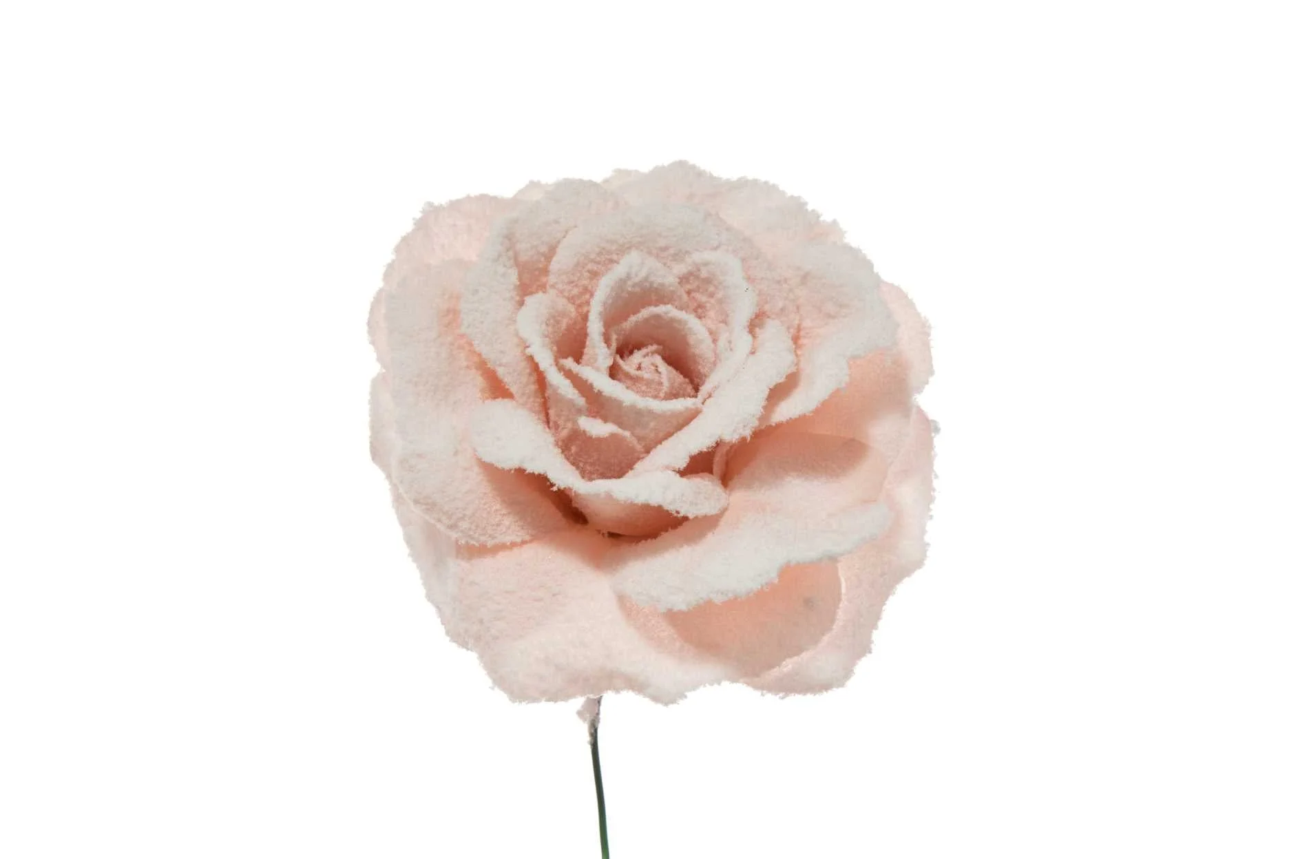 ARPIMEX Pick Natale Rosa Innevata PVC 17 Cm Cipria