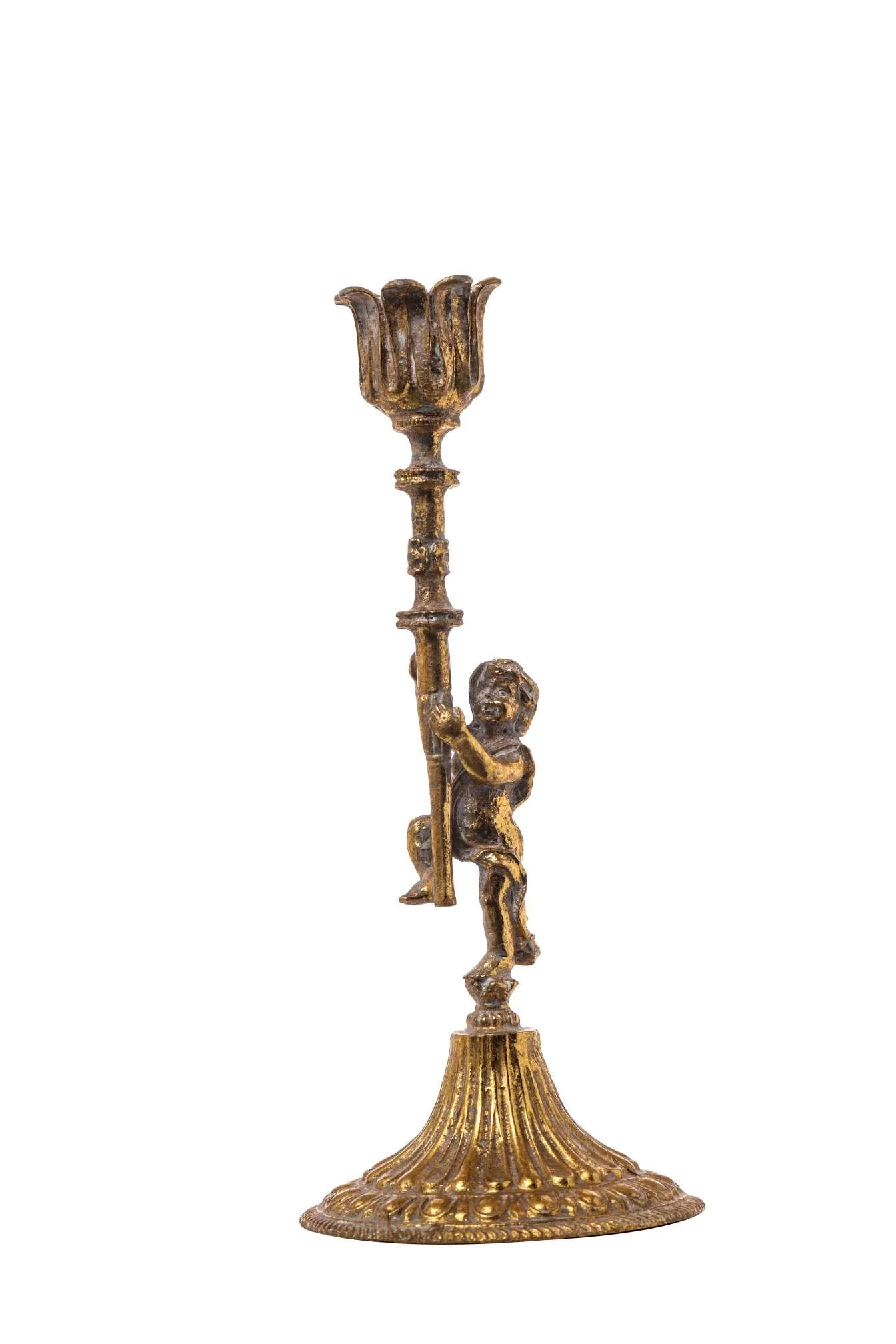 ARPIMEX Portacandela Metallo 9,5 x 9,5 x 6 Cm Gold