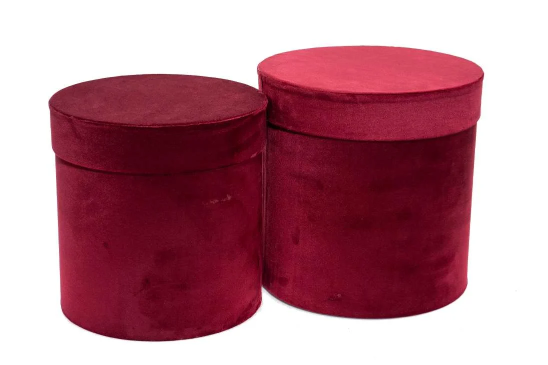 ARPIMEX Set Natale 2 Cappelliere Velluto D 26 Cm H 26 Cm Fucsia
