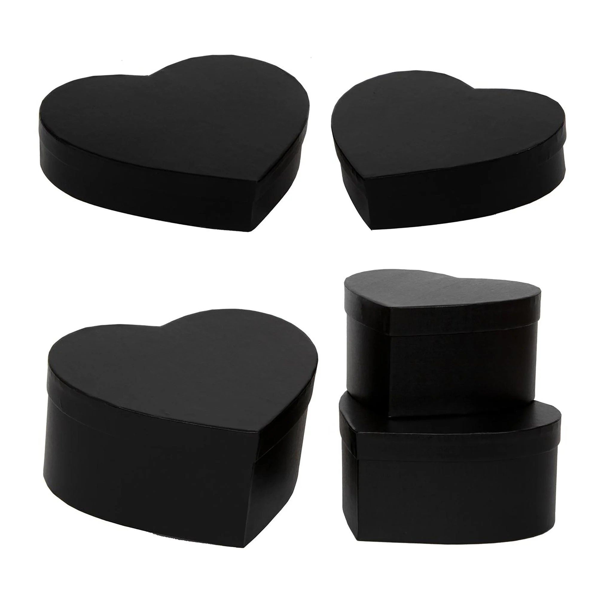 ARPIMEX Set Natale 3 Scatole Cuore Blue Black