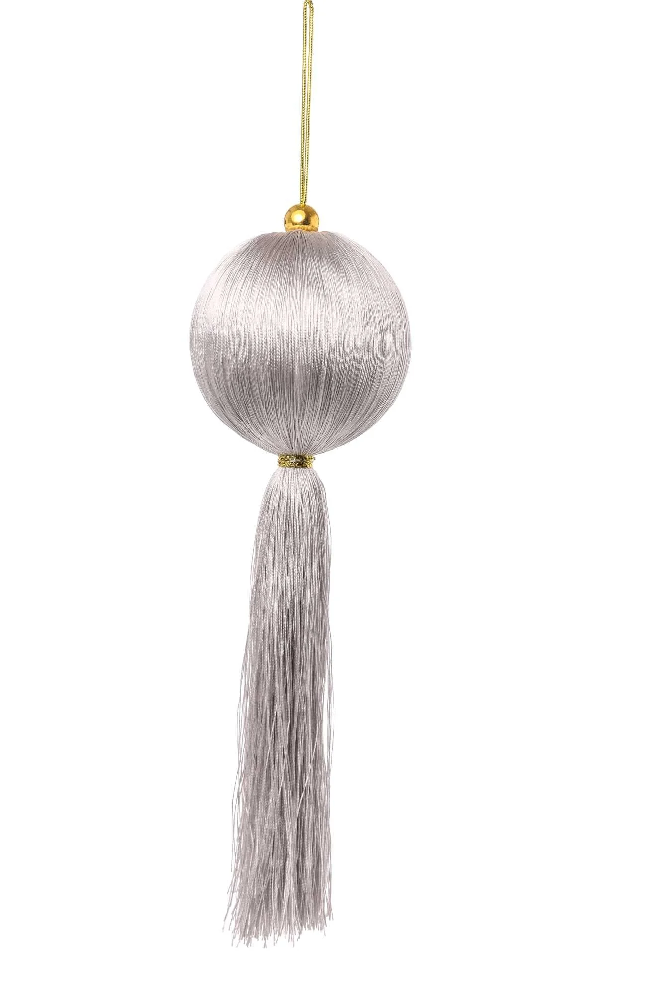 ARPIMEX Sfera Natale con Decoro 7 x 7 x 25 Cm Grey