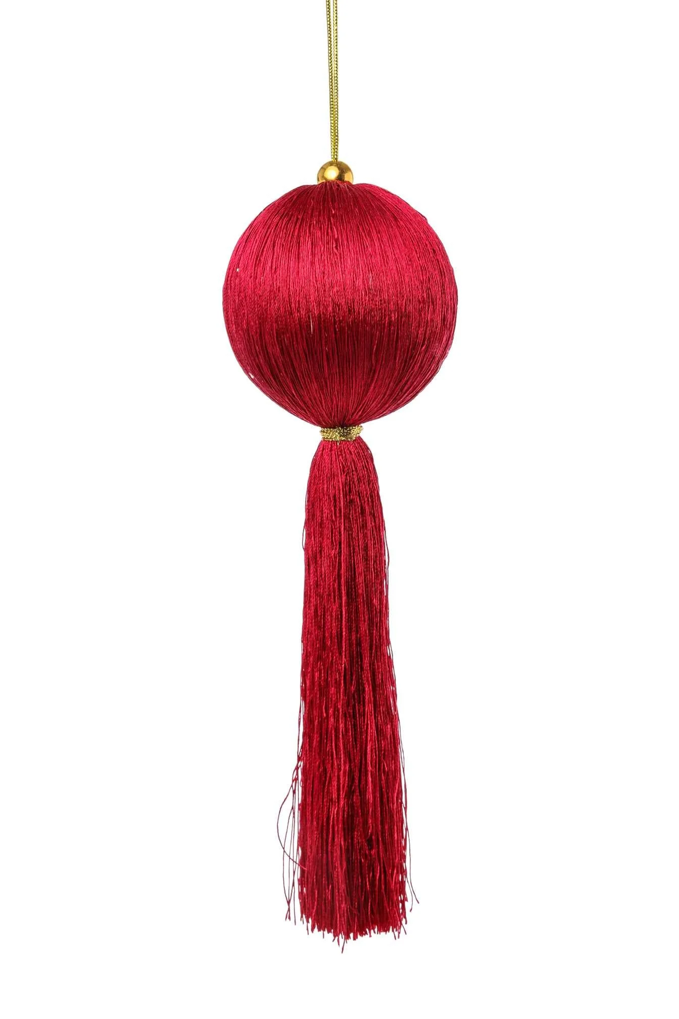 ARPIMEX Sfera Natale con Decoro 7 x 7 x 25 Cm Rosso