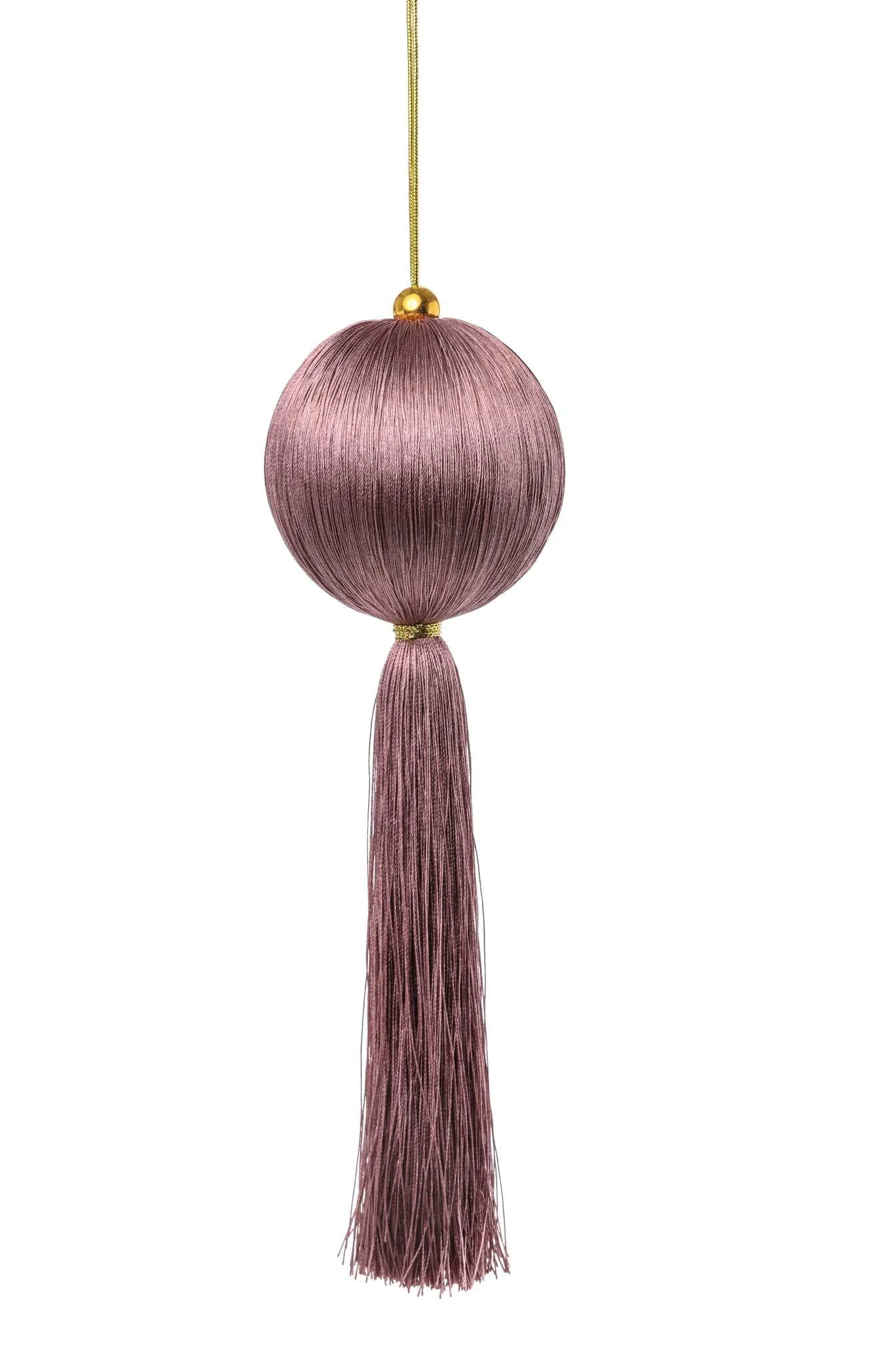 ARPIMEX Sfera Natale con Decoro 9 ,5 x 9,5 x 30 Cm Mauve