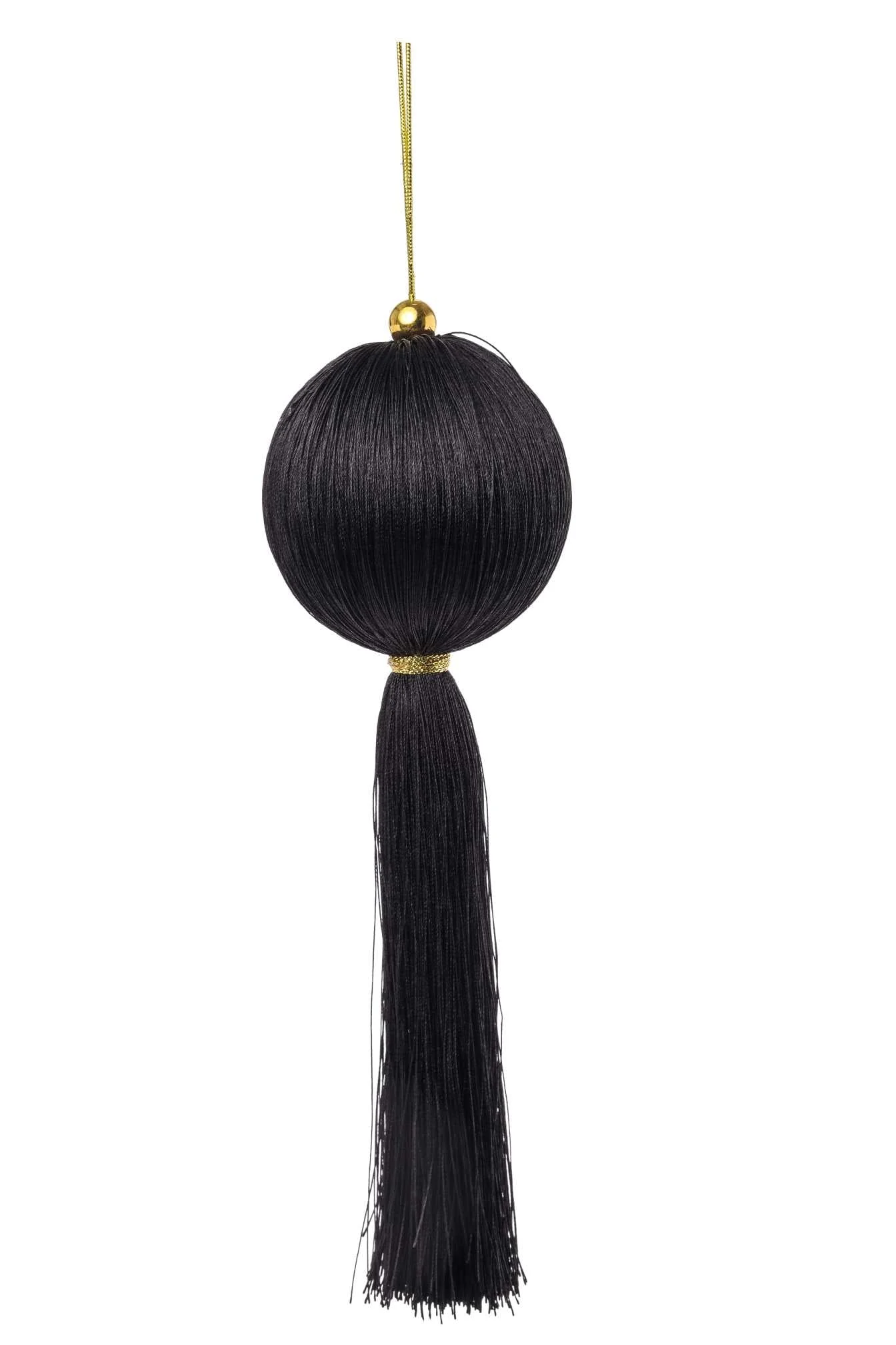 ARPIMEX Sfera Natale con Decoro 9 ,5 x 9,5 x 30 Cm Nero
