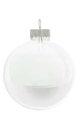 ARPIMEX Sfera Natale Singola 200 Mm Vetro Iridescente