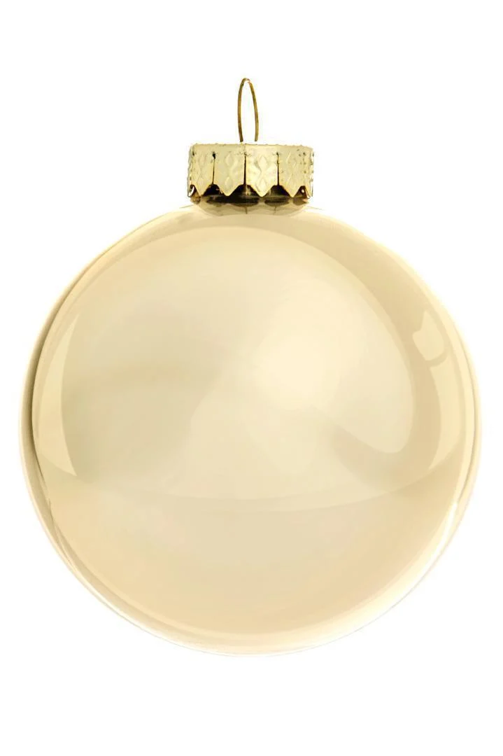 ARPIMEX Sfera Natale Singola D 150 Mm Vetro Champagne