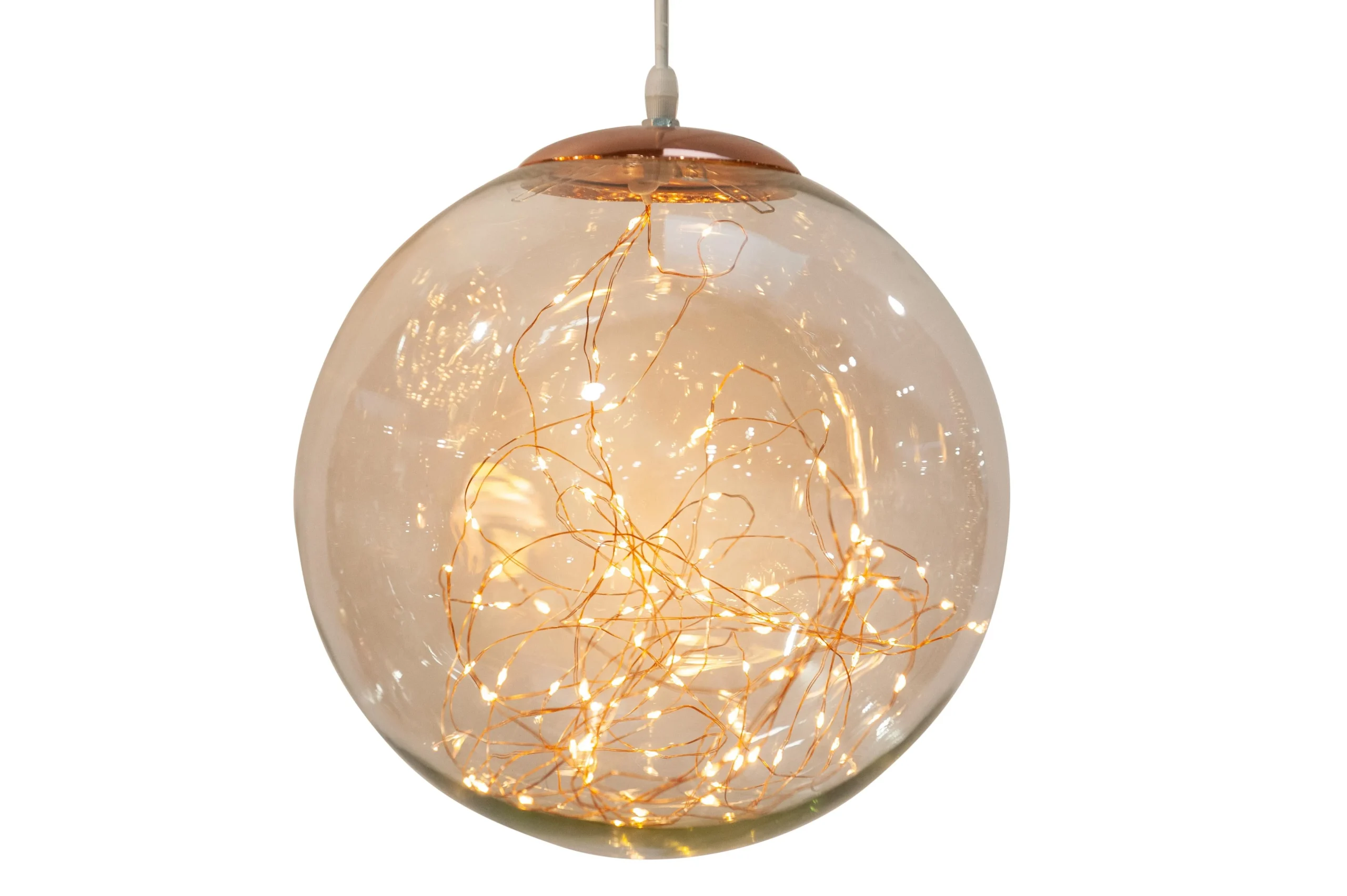 ARPIMEX Sfera Natale Vetro D 40 Cm con 200 Led