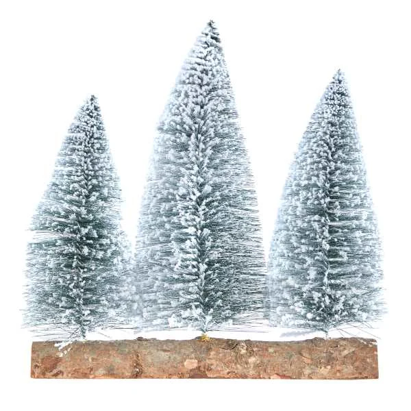 ARPIMEX Tris Alberelli Natale H 27 Cm L 27 Cm Innevati