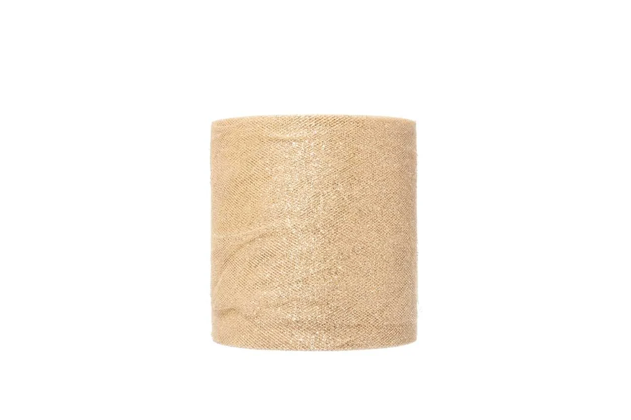 ARPIMEX Tulle Sparkling Natale H 12,5 Cm L 100 Mt Oro
