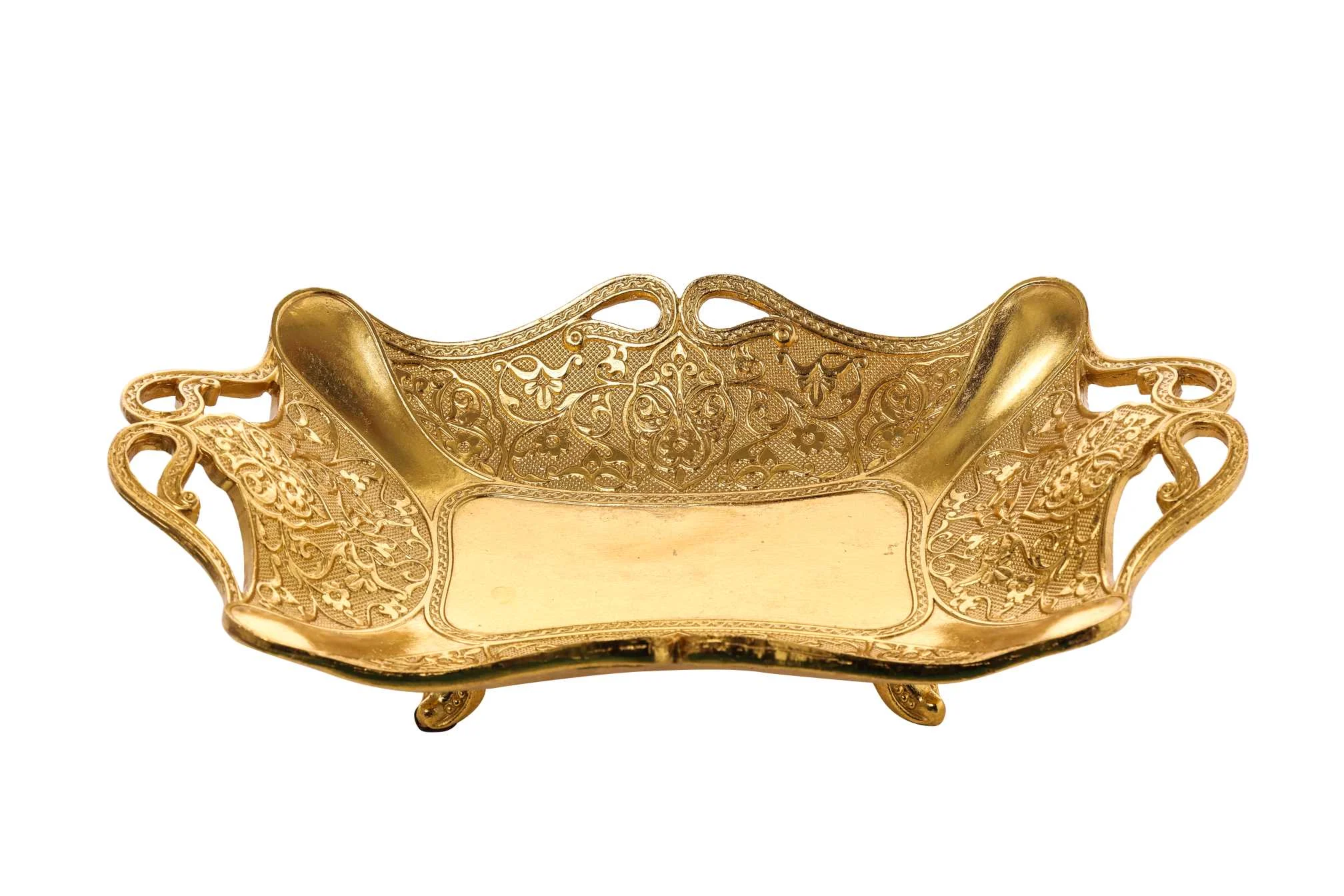 ARPIMEX Vassoio Resina 36 x 19,5 x 9,5 Cm Gold