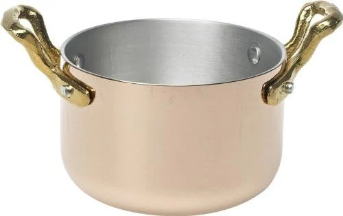 BALLARINI Casseruola 2 Maniglie D 10 Cm Alluminio Rame