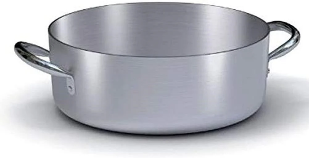 BALLARINI Casseruola Bassa Professionale D 40 Cm Alluminio Bianco