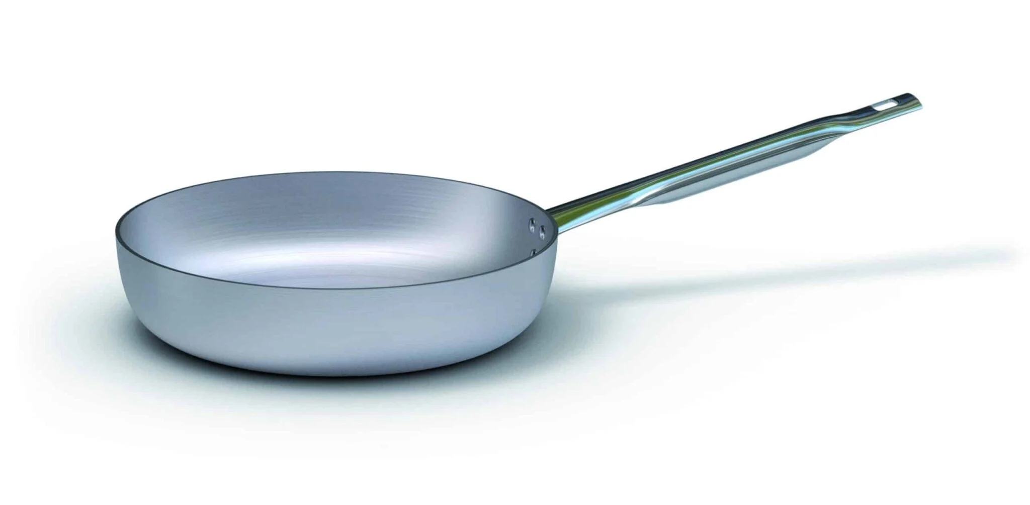 BALLARINI Padella Dritta a Friggere Professionale D 32 Cm Alluminio Bianco